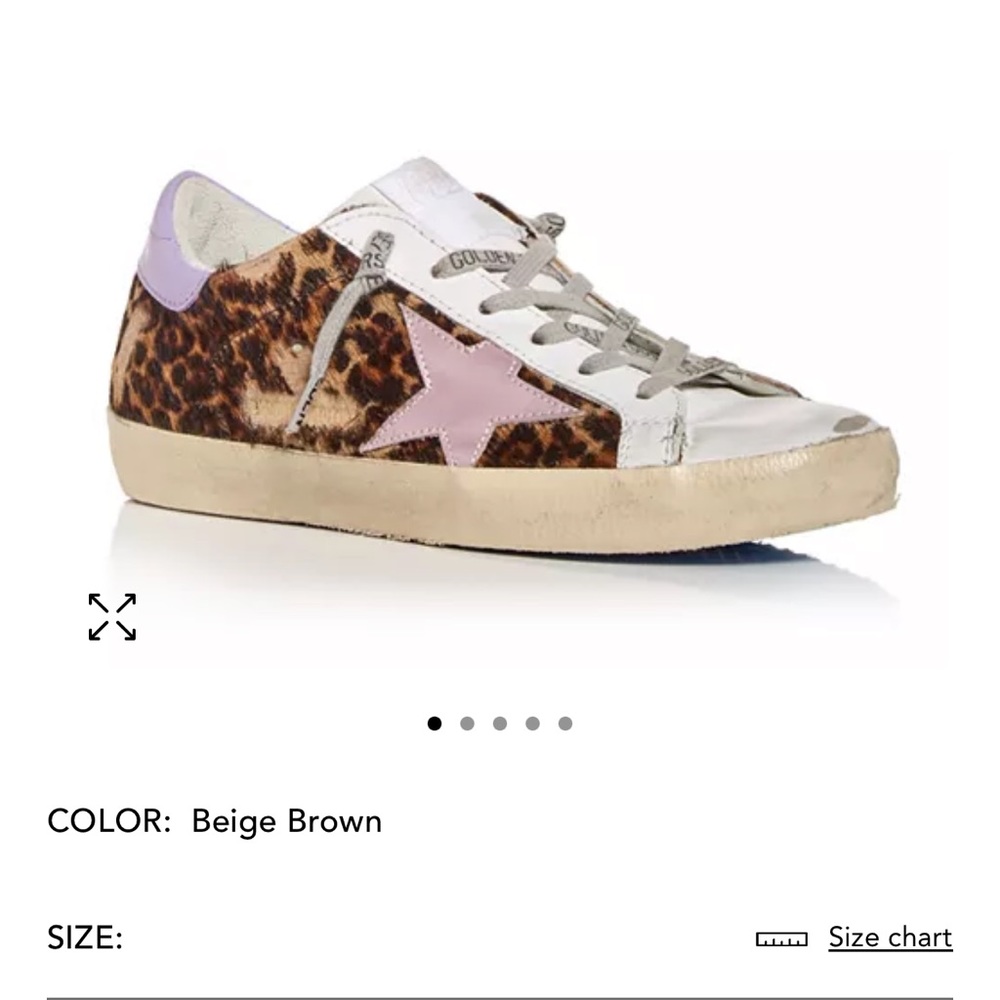 Golden Goose s38 Super Star calf hair limited edition Leopard 🐆 Cheetah purple